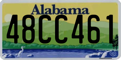 AL license plate 48CC461