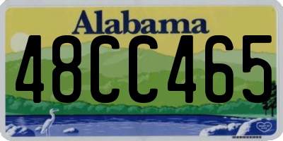 AL license plate 48CC465