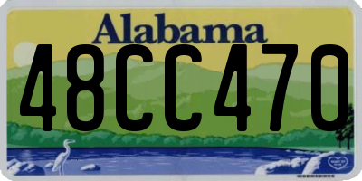 AL license plate 48CC470
