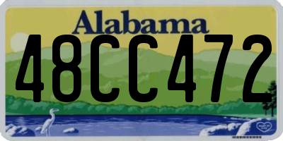 AL license plate 48CC472