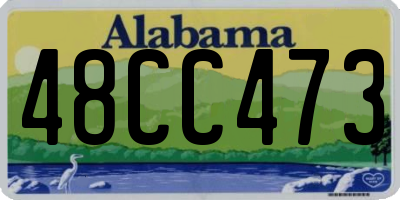 AL license plate 48CC473