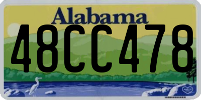 AL license plate 48CC478