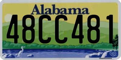 AL license plate 48CC481