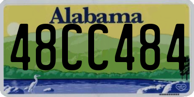 AL license plate 48CC484