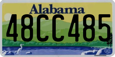 AL license plate 48CC485