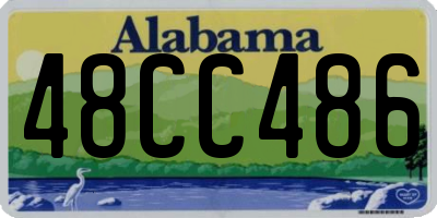AL license plate 48CC486