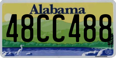 AL license plate 48CC488