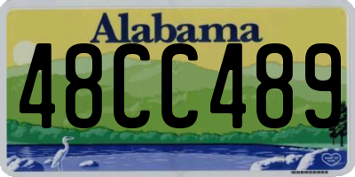 AL license plate 48CC489
