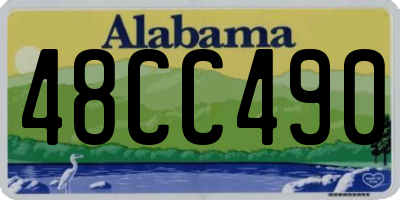 AL license plate 48CC490