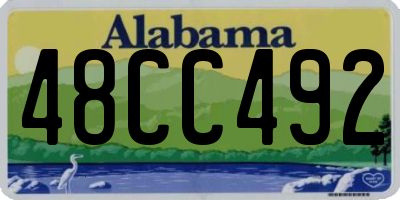 AL license plate 48CC492
