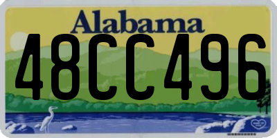 AL license plate 48CC496
