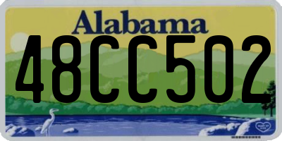 AL license plate 48CC502