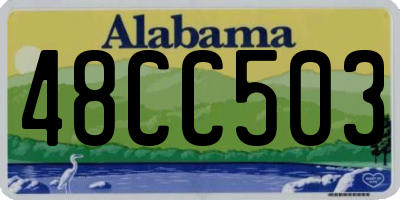 AL license plate 48CC503