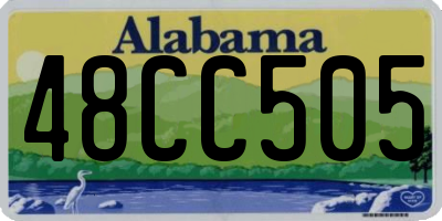 AL license plate 48CC505