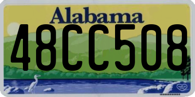 AL license plate 48CC508
