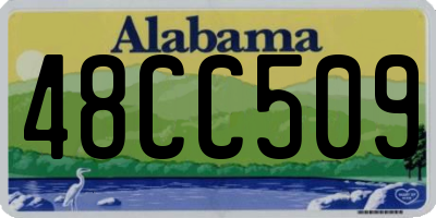 AL license plate 48CC509