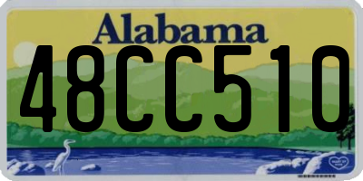 AL license plate 48CC510