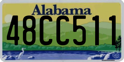 AL license plate 48CC511