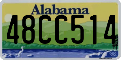 AL license plate 48CC514