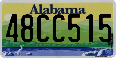 AL license plate 48CC515