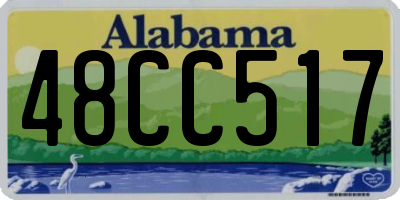 AL license plate 48CC517