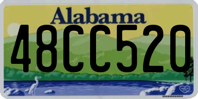 AL license plate 48CC520