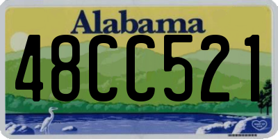 AL license plate 48CC521