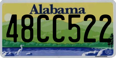 AL license plate 48CC522