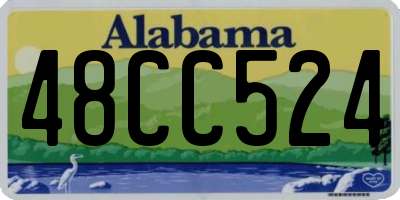 AL license plate 48CC524