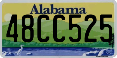 AL license plate 48CC525