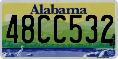 AL license plate 48CC532