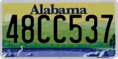 AL license plate 48CC537
