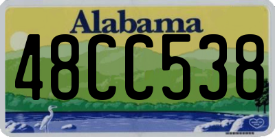 AL license plate 48CC538