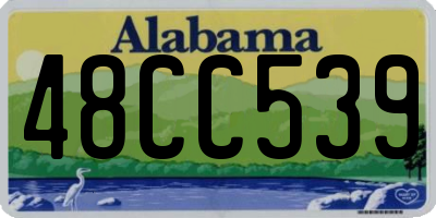 AL license plate 48CC539