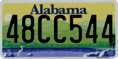 AL license plate 48CC544