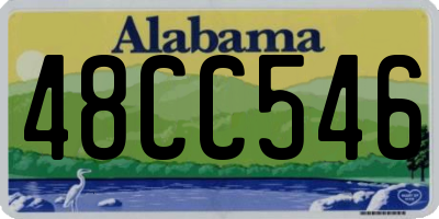 AL license plate 48CC546