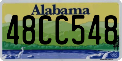 AL license plate 48CC548