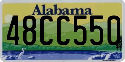 AL license plate 48CC550