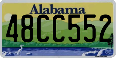 AL license plate 48CC552