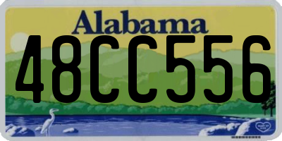 AL license plate 48CC556