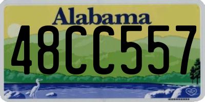 AL license plate 48CC557