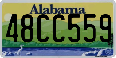 AL license plate 48CC559