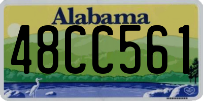 AL license plate 48CC561
