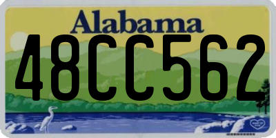 AL license plate 48CC562