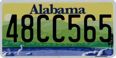 AL license plate 48CC565
