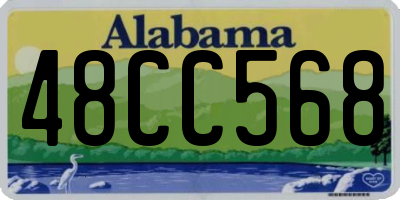 AL license plate 48CC568