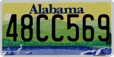 AL license plate 48CC569