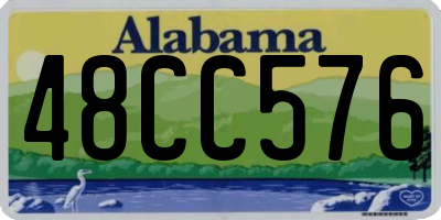 AL license plate 48CC576