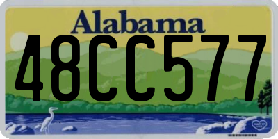 AL license plate 48CC577