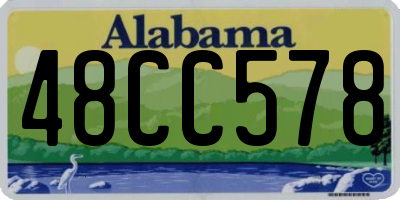 AL license plate 48CC578